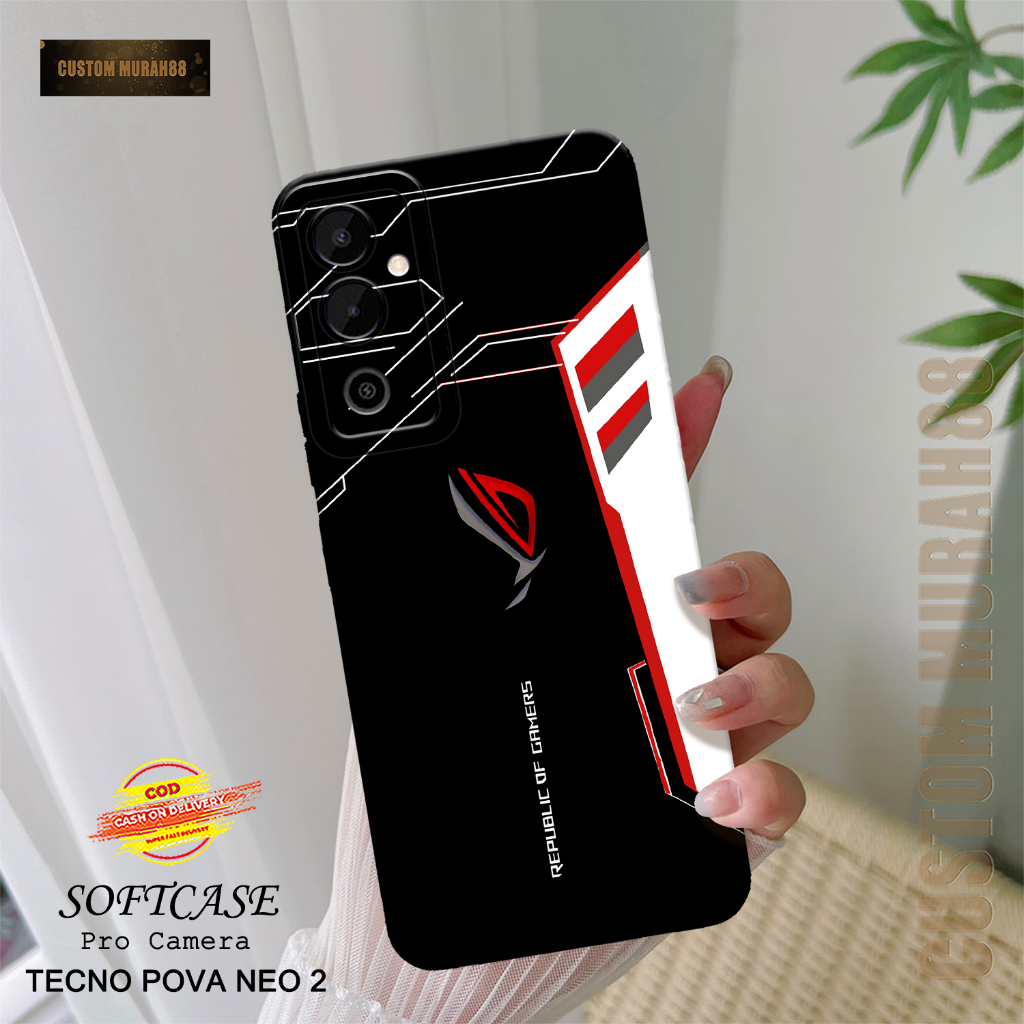 Case Tecno Pova Neo 2 Terbaru - Fashion Case GAMING - Casing Hp Tecno Pova Neo 2 - Softcase Pro Came