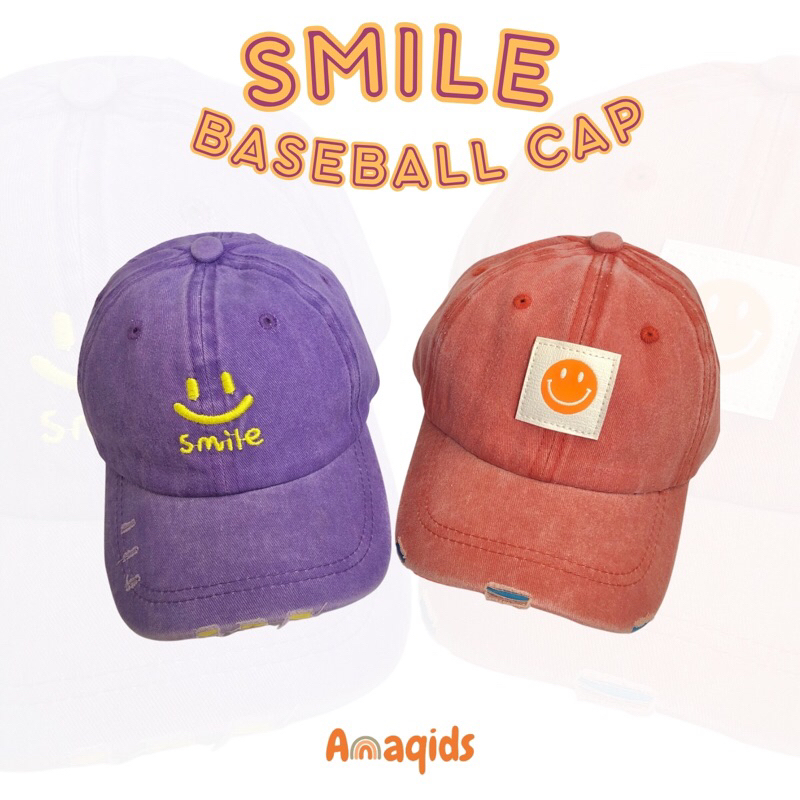 Anaqids - Baseball Cap Kids Smile / Topi anak-anak