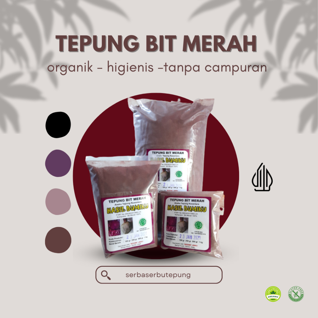 

Tepung Bit Merah ( 100gr) | Obat Penurun tekanan darah | Tepung Free Gluten | Tepung Organik