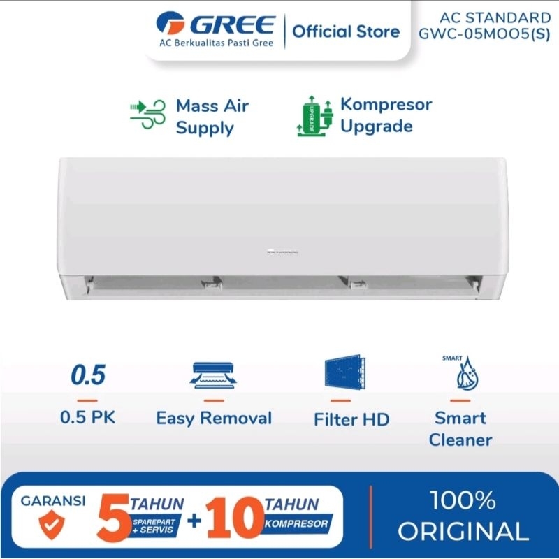 AC Gree Standart 0.5 PK - Sidoarjo