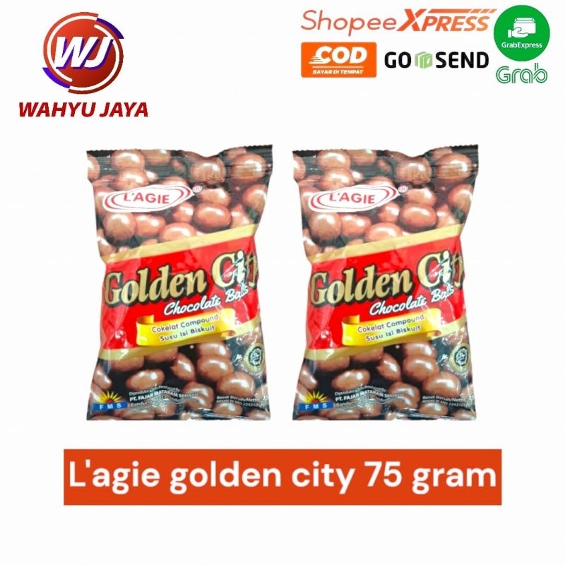 

L'agie golden city 75 gram