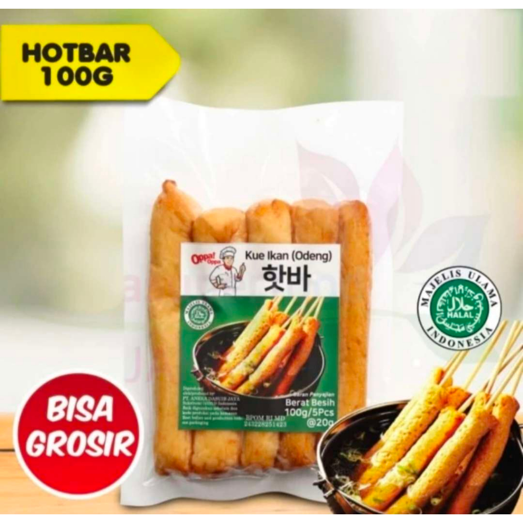

Oppa Odeng Hotbar / Eomuk / Korean Fish Cake / Odeng Panjang | 100 gr