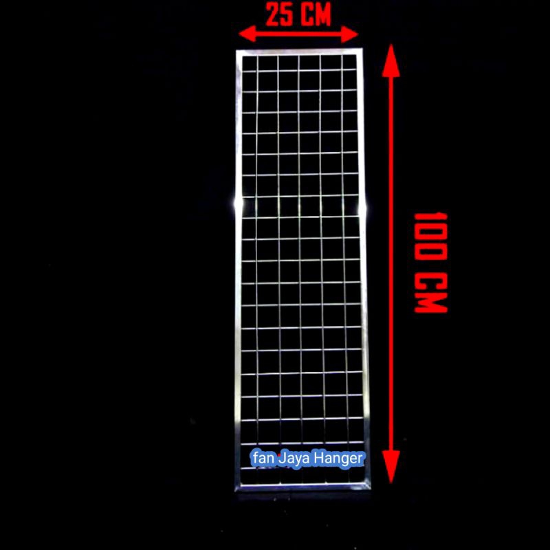 Ram Jaring Kotak Hook Stainless / Ram Jaring Gantungan Aksesoris