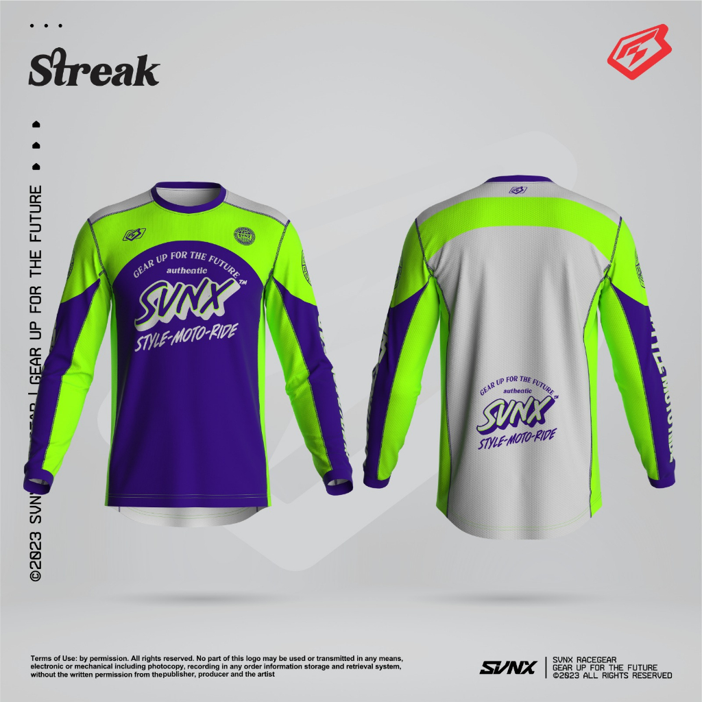 JERSEY VINTAGE SVNX GREEN STREAK SERIES