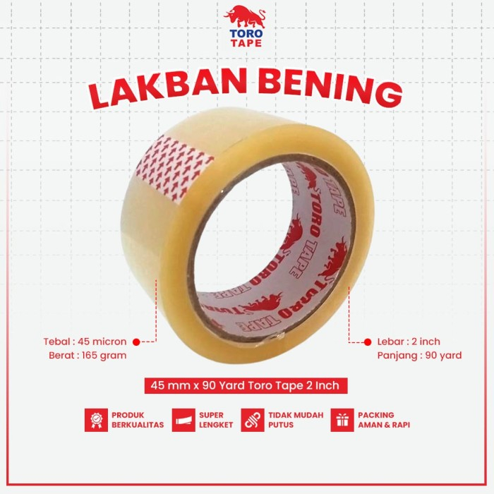 

Lakban Packing Olshop - Isolasi Lakban Besar Bening & Coklat