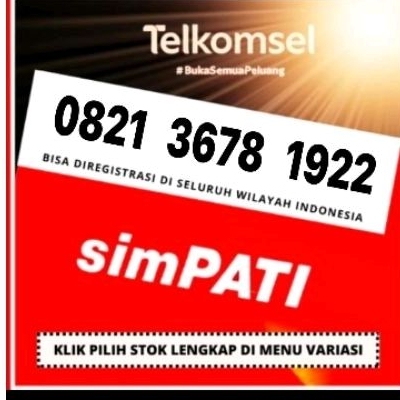 Nomor Cantik simPATI 4G  KARTU PERDANA SERI PSHT 1922