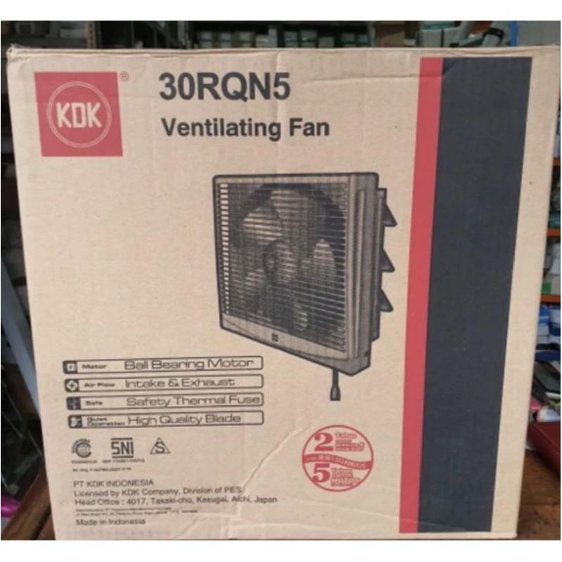 KDK 30RQN EXHAUST FAN DINDING 12 INCH / EXHAUST FAN KDK 12 INCH