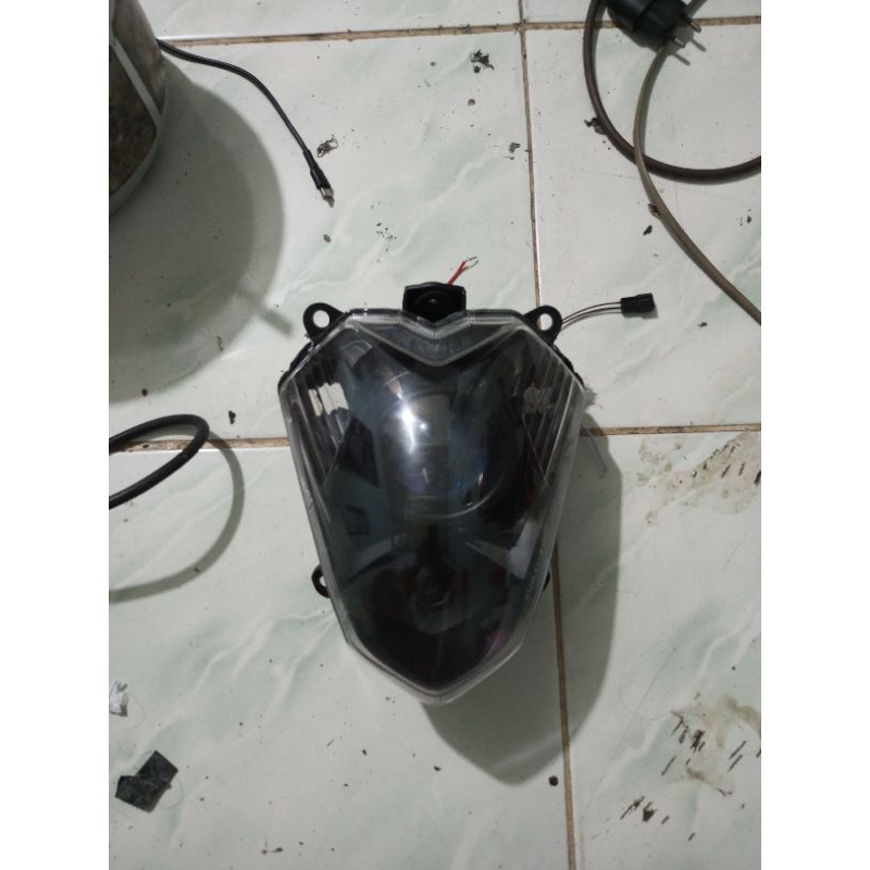 fulset reflektor. projie biled Suzuki Satria Fu proji lampu depan FU