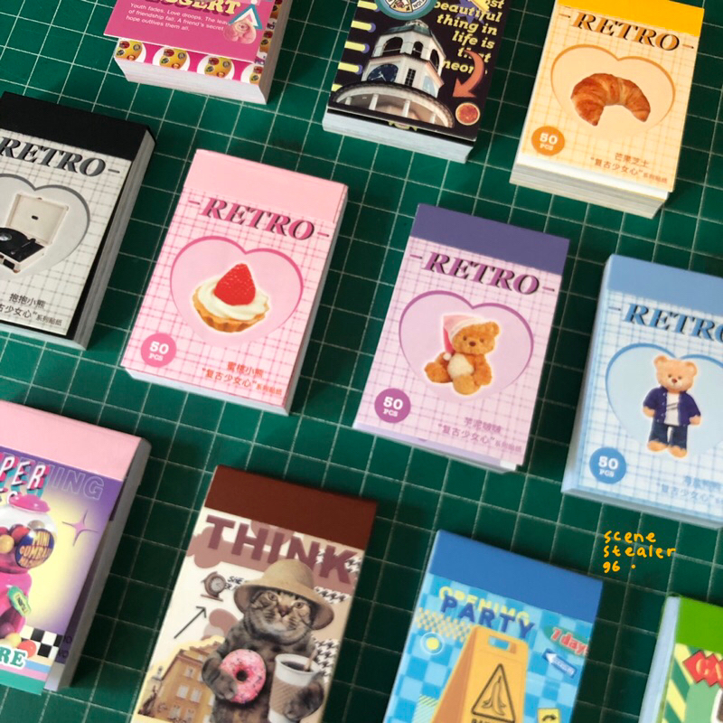 

AESTHETIC STICKER BOOK (50 LEMBAR)