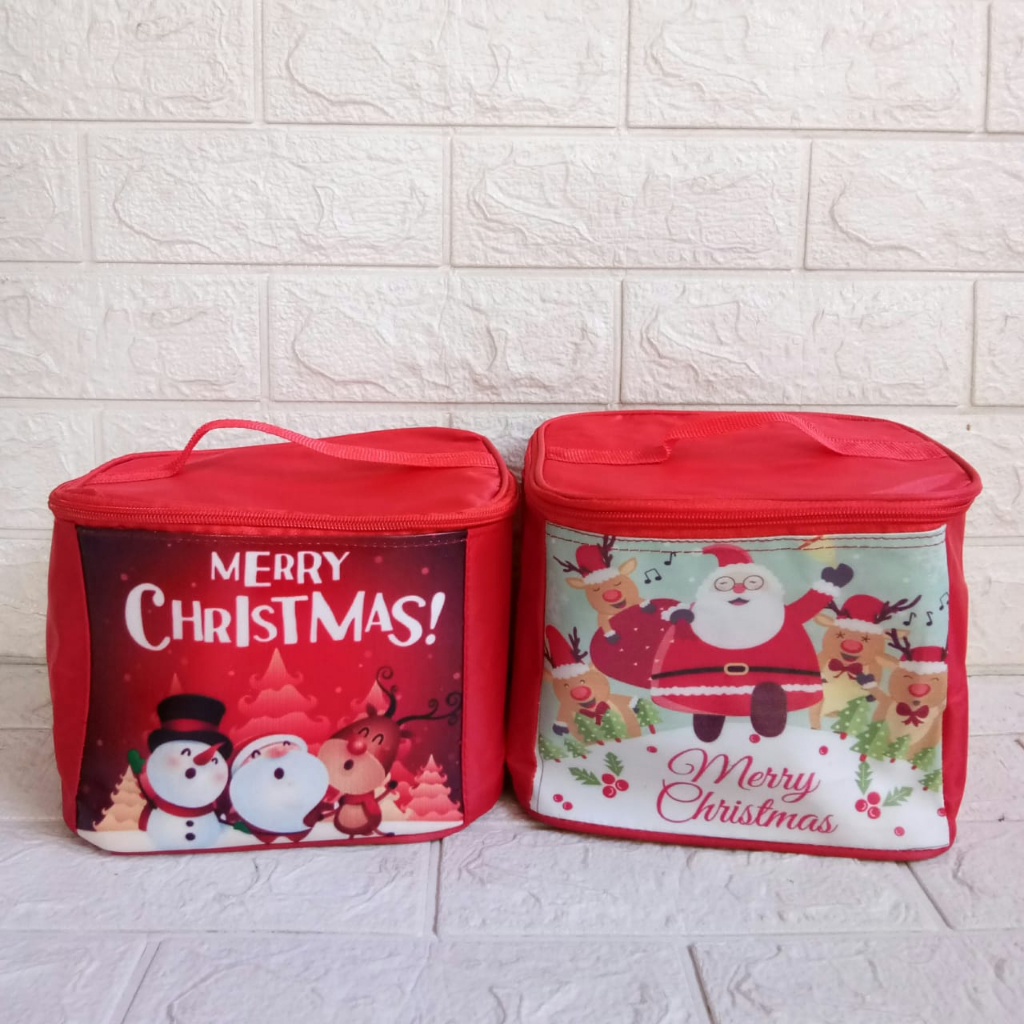 

PROMO kubus natal tas kotak tas bekal READY STOK cocok untuk souvenir acara natal