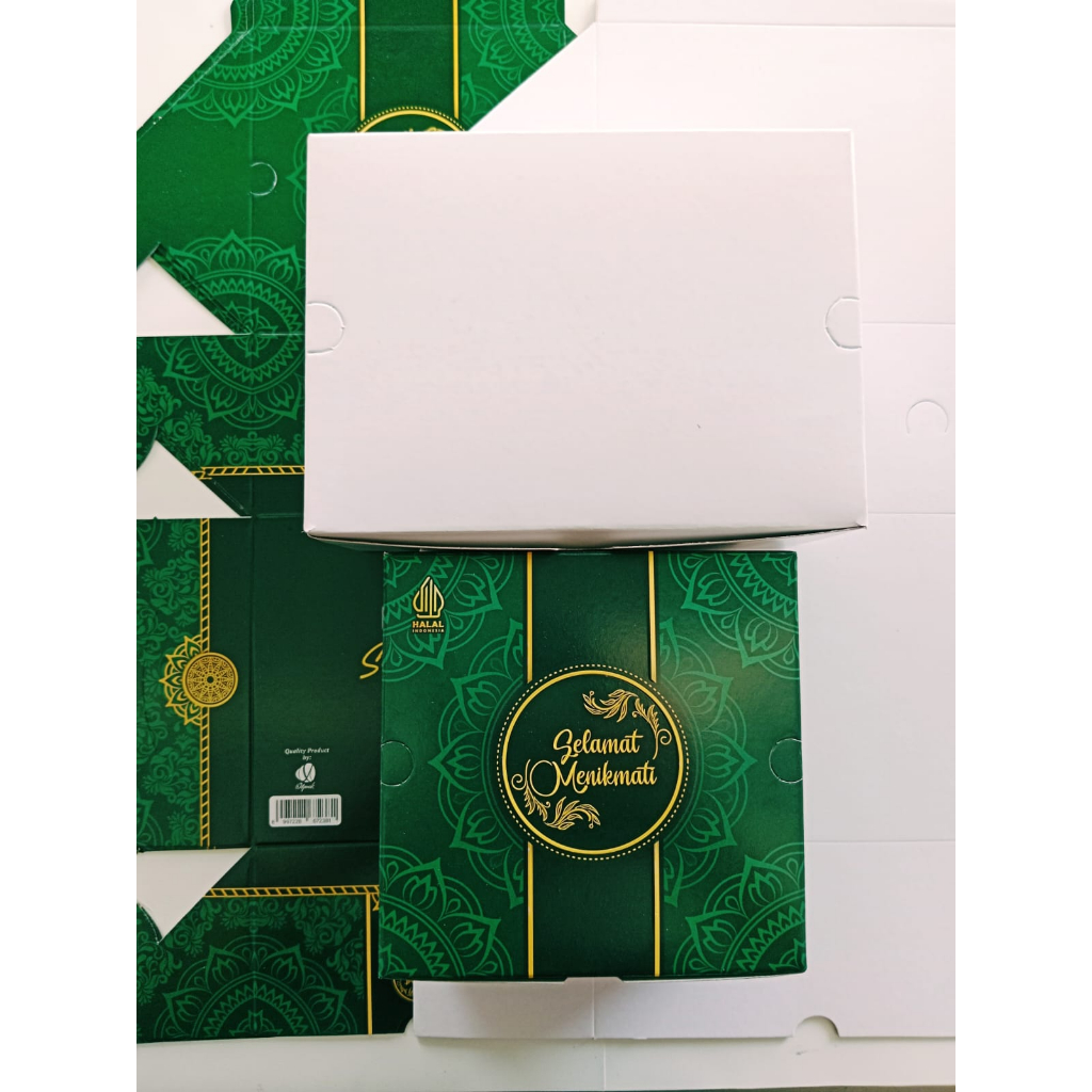 

Dus Snack 12x12 Perlembar / Snack Box Polos / Box Kue