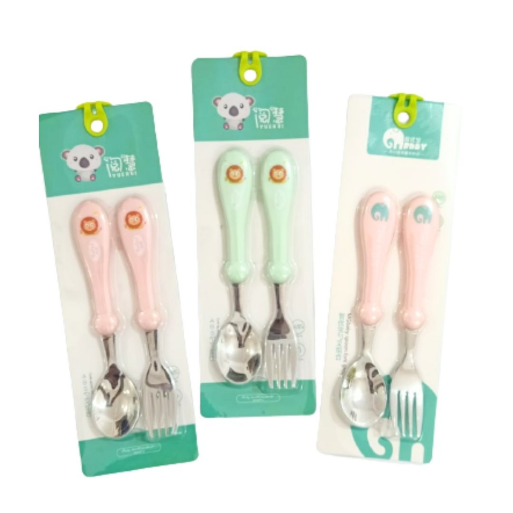 SENDOK GARPU SET STAINLESS/SENDOK GARPU ANAK LION/SENDOK GARPU LUCU/SENDOK GARPU TEBAL