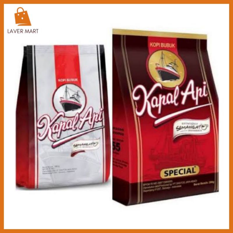 

Kopi Kapal Api Bubuk Silver | Hitam Special 380gram