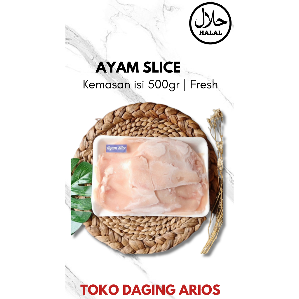 

Daging Ayam Slice 500gr Segar dan Berkualitas