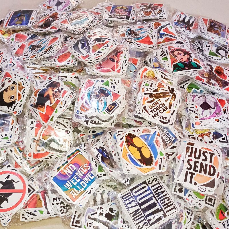 

BLANJA.ids PROMO CUCI GUDANG sticker vinyl stiker estetik [50 lembar ACAK] sticker aesthetic/ stiker hp latop notebook tumbler/ stiker kereta roda dua/ sticker anti air
