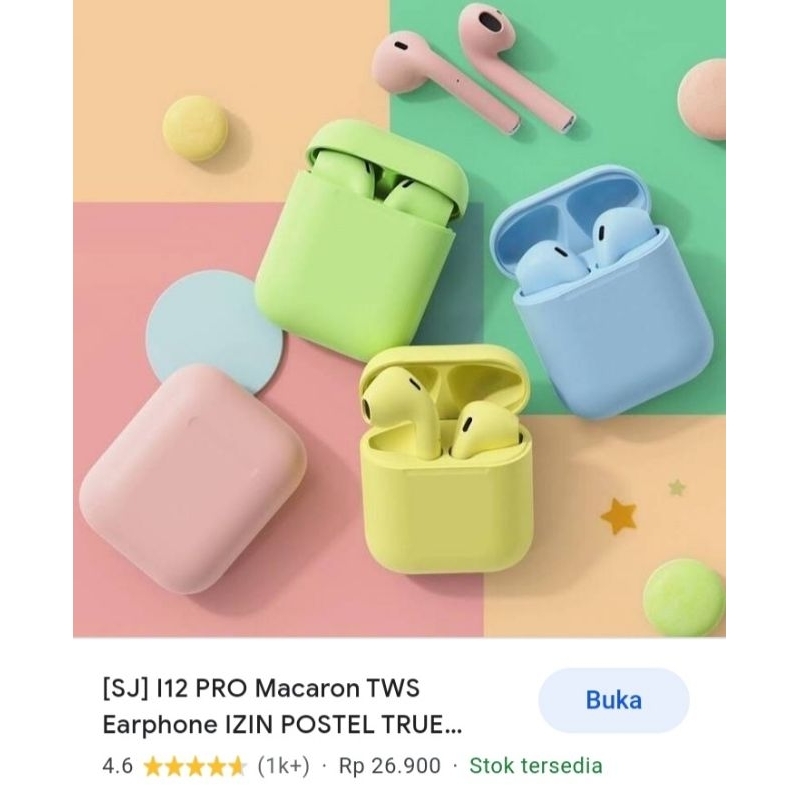 

pro macaron tws earphone