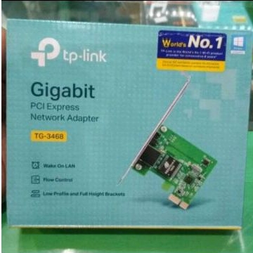 TP LINK TG-3468 LAN CARD ETHERNET CARD GIGABIT 1000MBPS PCI EXPRESS