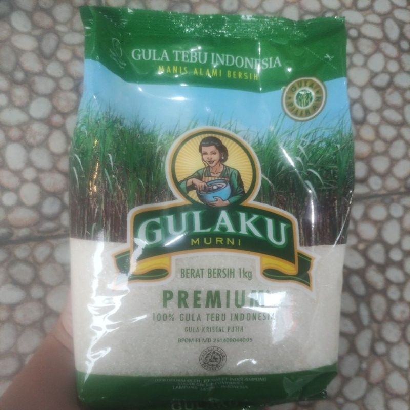 GULAKU GULA TEBU PUTIH PREMIUM 1KG