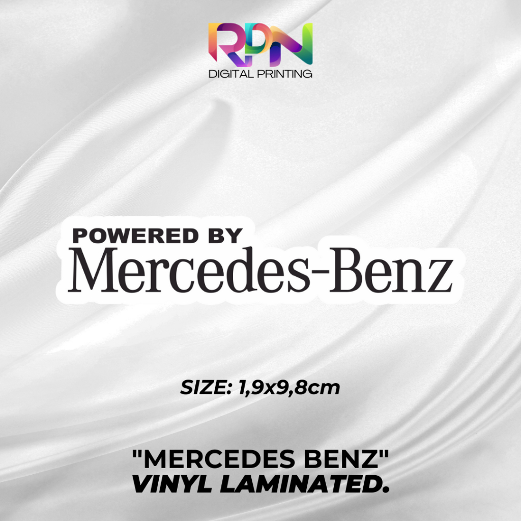 

STIKER/STICKER PRINTING PRINCUTT MERCEDES BENZ VIRALL