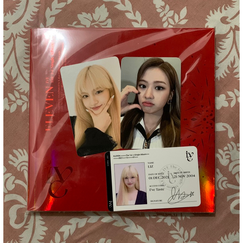 take all IVE - 1st single album ELEVEN unsealed pob KTOWN4U yujin pc Liz set