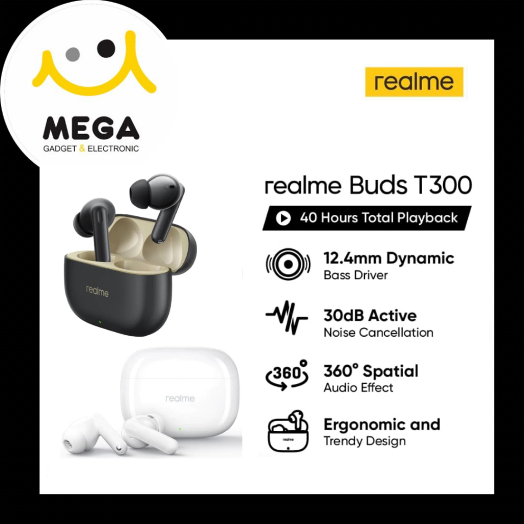 Realme Buds T300 Garansi Resmi Realme Indonesia