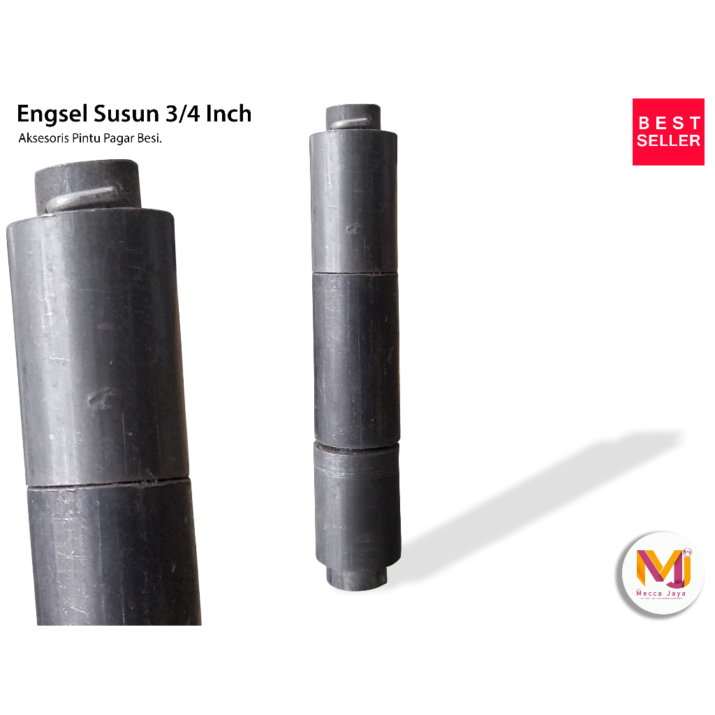Engsel Bubut Susun 3/4 Inch | Aksesoris Pagar Pintu Besi Minimalis