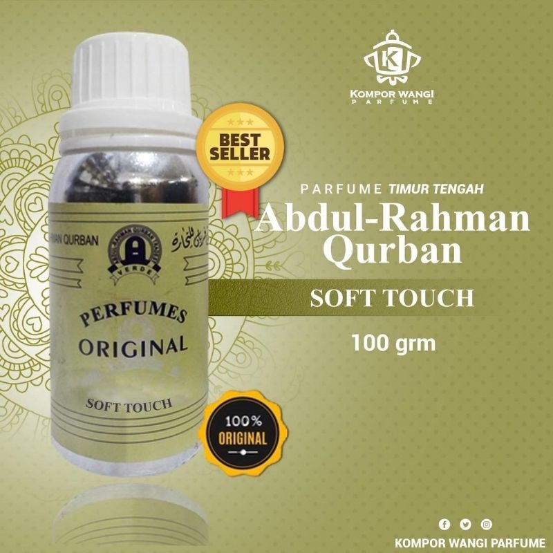 parfum bibit Abdurrahman qurban kemasan 100ml aroma soft touc
