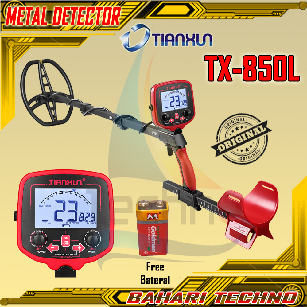 TIANXUN NEW TX 850L Metal Detektor TX850L Logam Emas Pendeteksi Logam Dan Emas Metal Detector TX-850