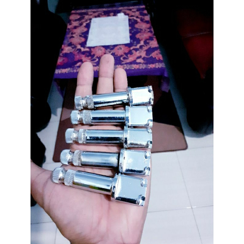 tuas as rem belakang pengungkit rem belakang megapro gl tiger original chrome baru