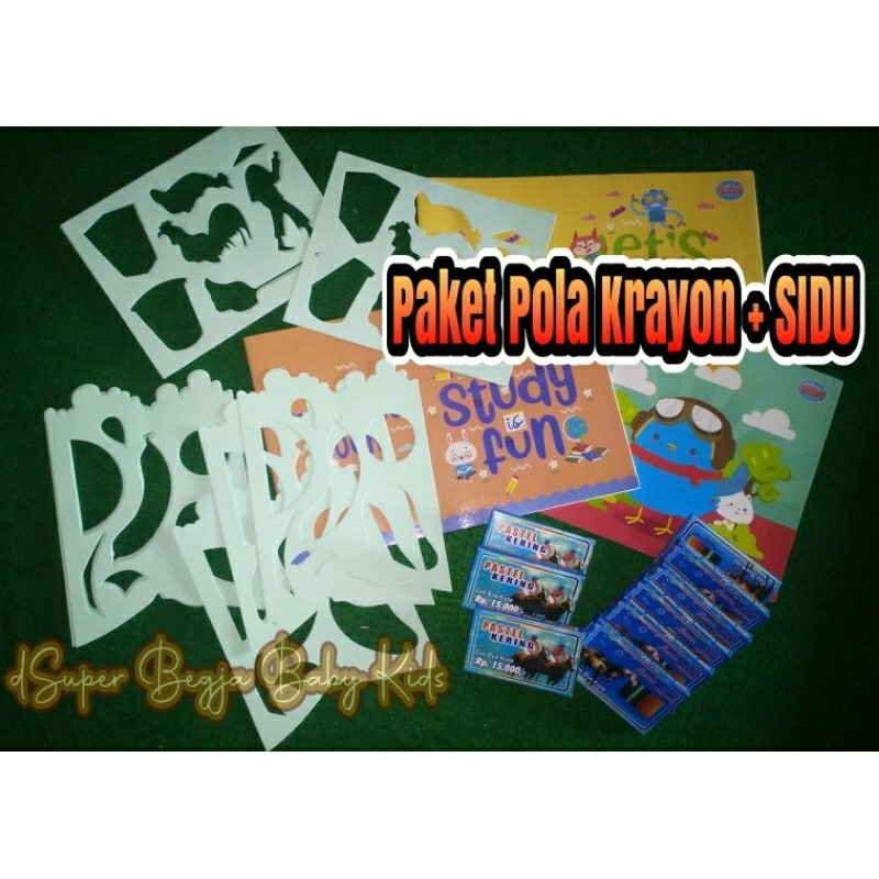 

Paket Krayon Kering dengan Buku Gambar A4