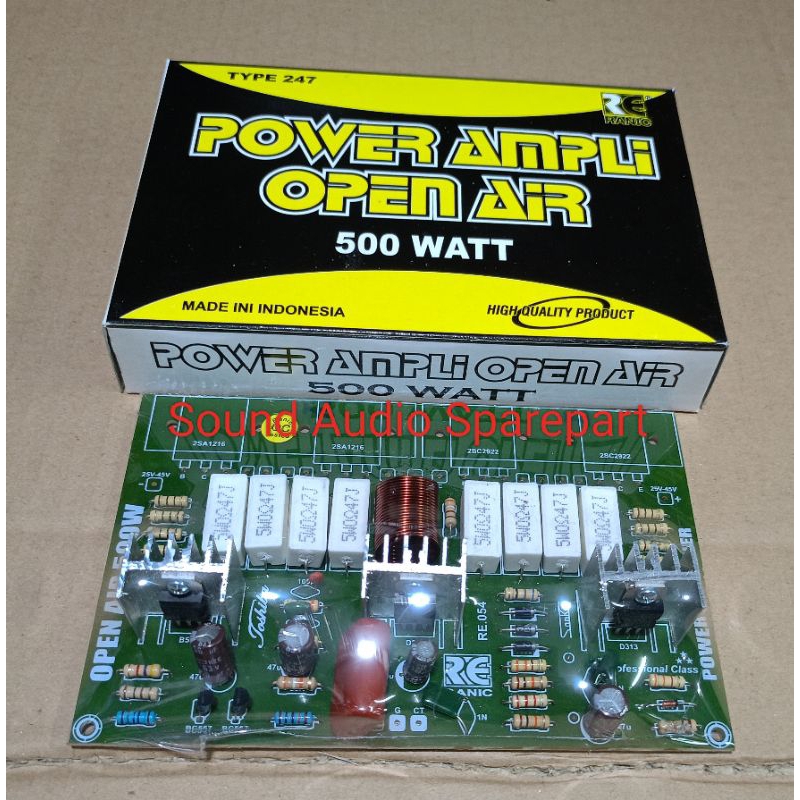 Kit Power Driver Amplifier OPEN AIR 500 WAT