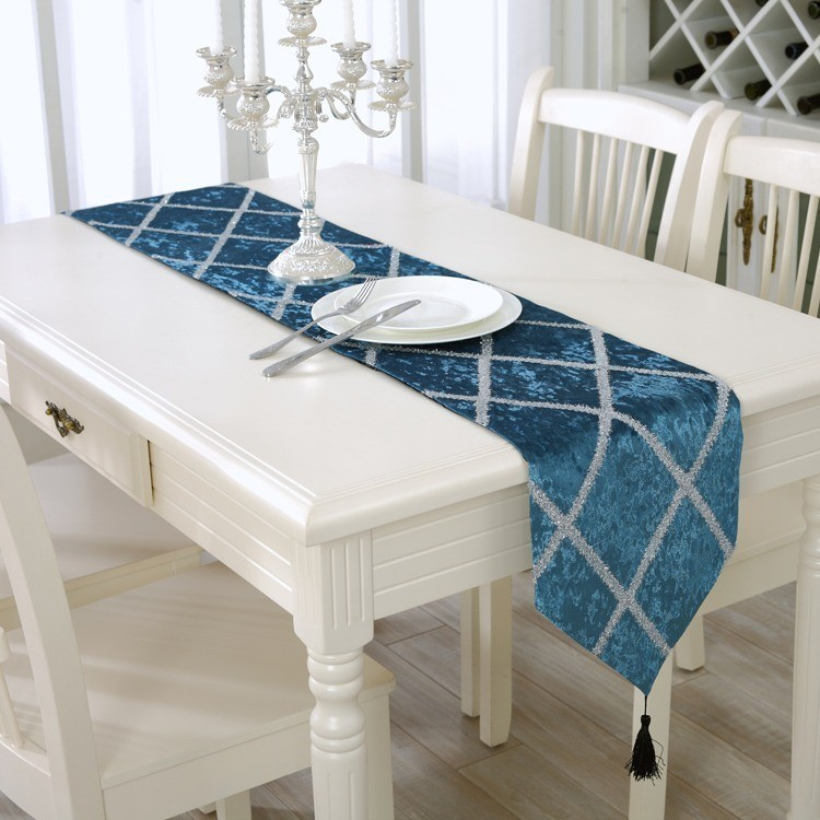 Taplak Meja Panjang 3,5 Meter Mewah / Table Runner Tassel 1904