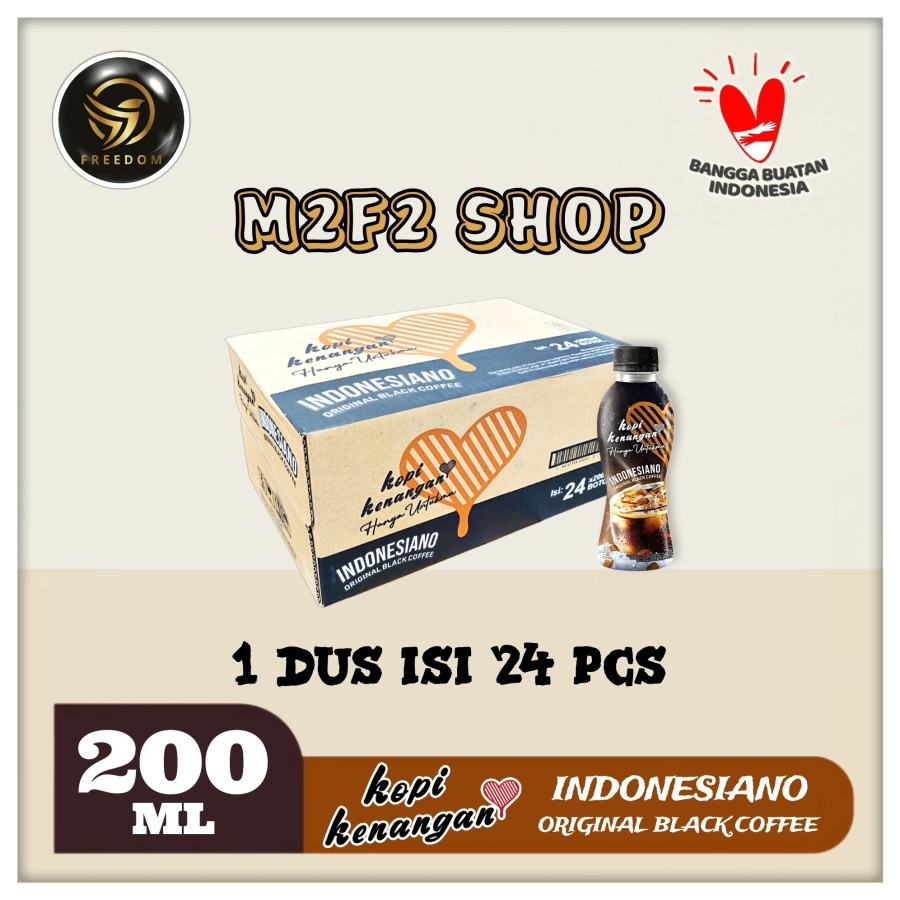 

Kopi Kenangan Indonesiano Original Black Coffee Pet - 200 ml (Kemasan Karton)