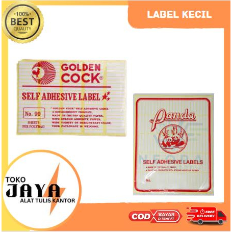 

Sticker Label Self Adhesive Label Champion Label Kertas Correction Tape Buku Toko Jaya ATK Murah Lengkap