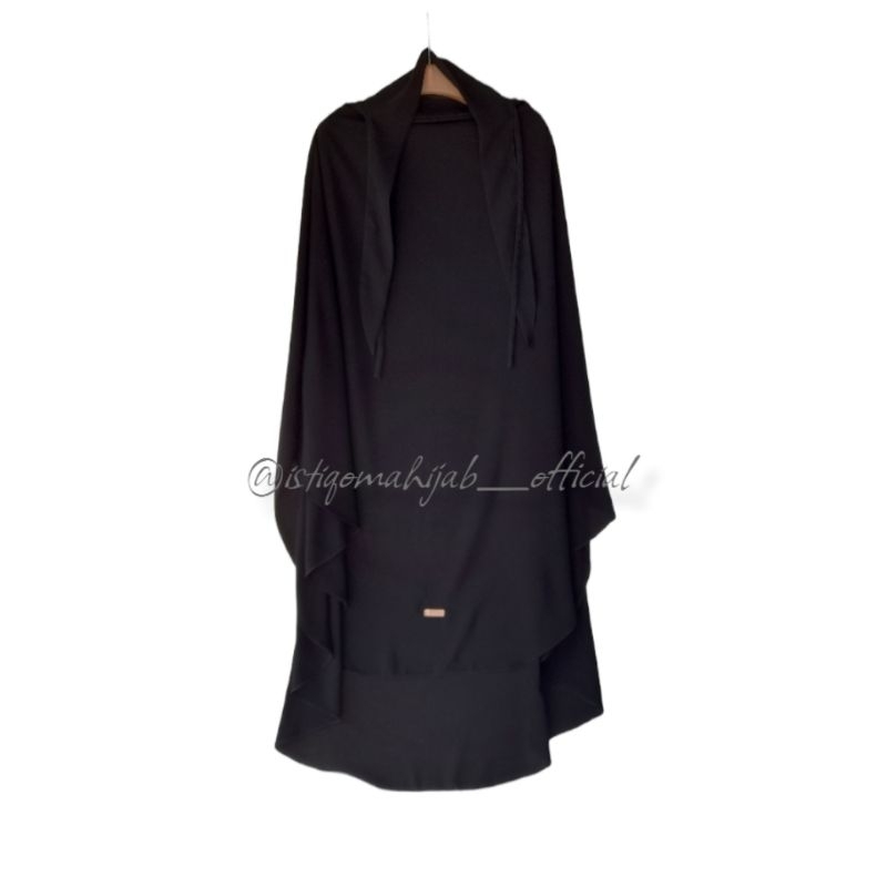 FRENCH KHIMAR JETBLACK