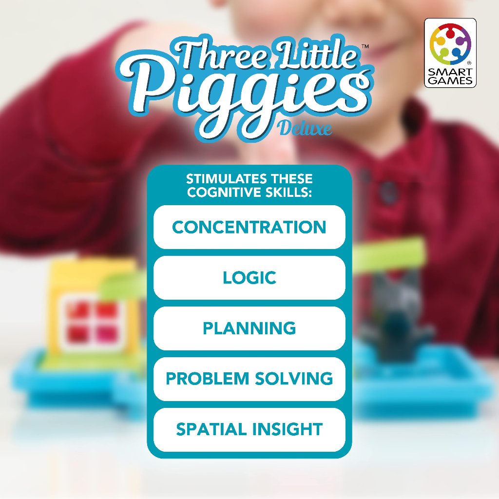 SmartGames Three Little Piggies Mainan Edukasi Anak