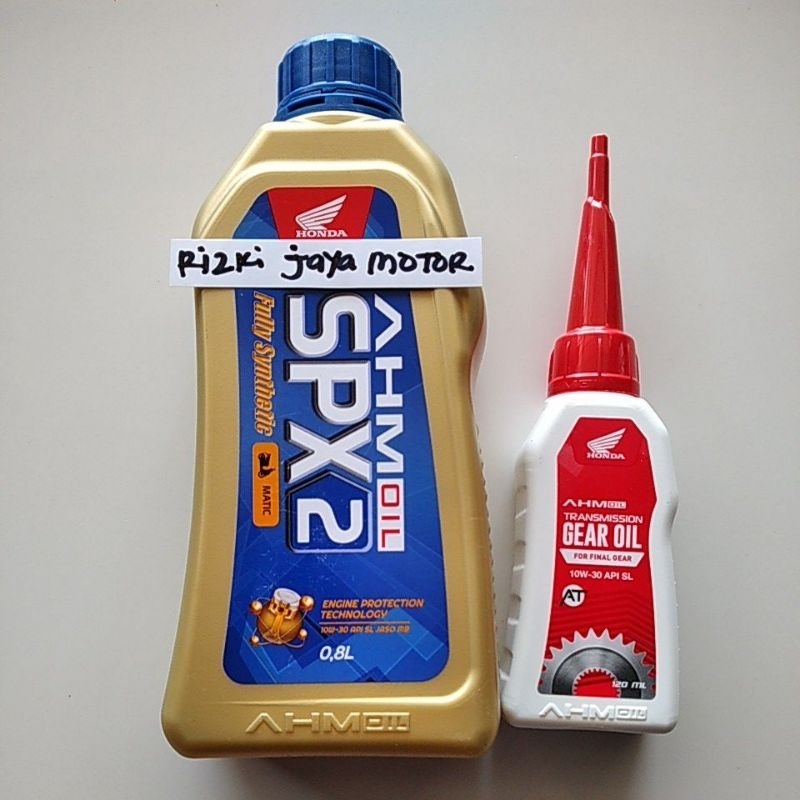Oli spx2 & oli gardan ahm satu paket termurah asli
