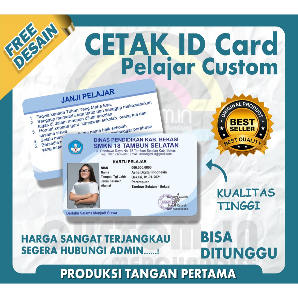

MEMBER CARD / KARTU MEMBER / KARTU KOMUNIITAS CUSTOM MURAH BISA SATUAN