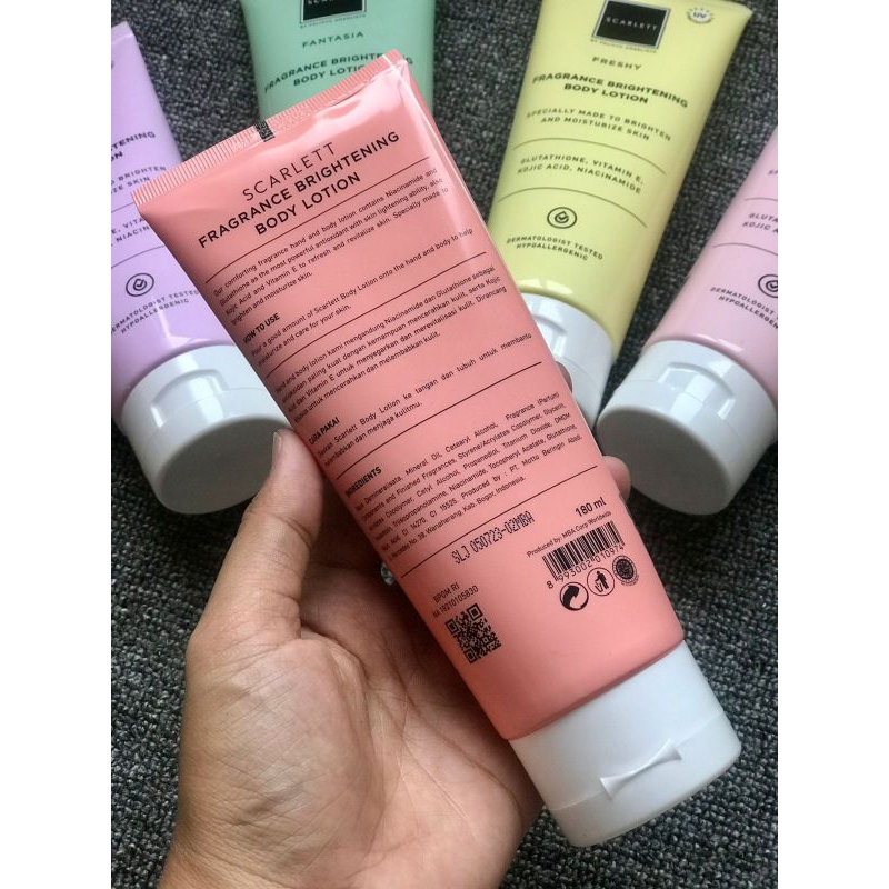 Body Lotion Scarlett Tube