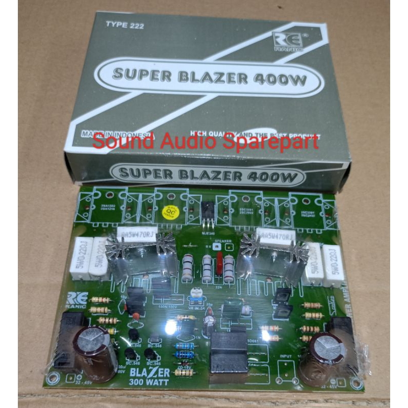 Kit Power Driver Amplifier BLAZER 400 WAT