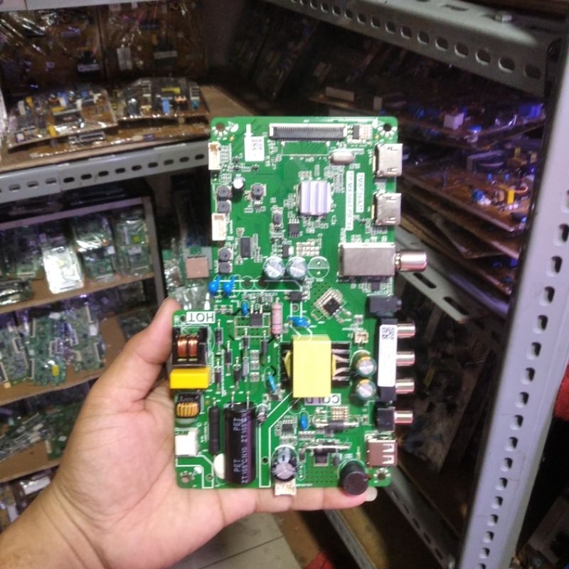 TCL L32D3000B (DIGITAL TV-T2) MAINBOARD - MESIN TV - MOTHERBOARD - MB TV LED TCL L32D3000B