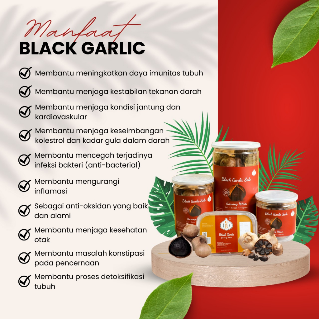 

RB Bawang Hitam HSD 220 GR - Superfood Premium untuk Kesehatan & Imunitas