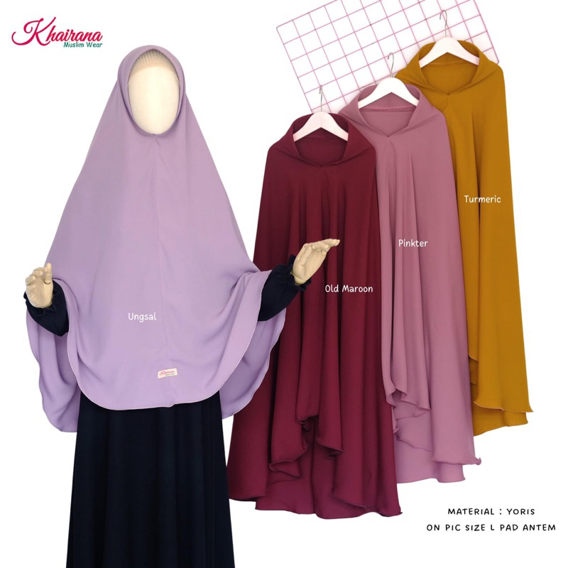 Reguler size L Khimar khairana Yoris