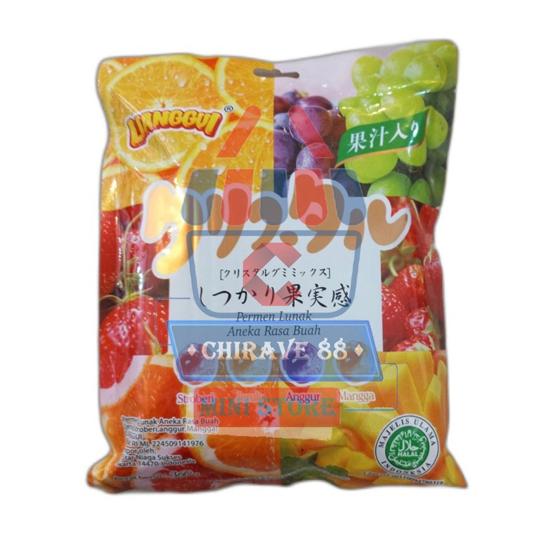 

LIANGGUI - Fruit Gummy Permen Lunak Aneka Rasa Buah (Permen Jelly Jepang) 360g & 108g