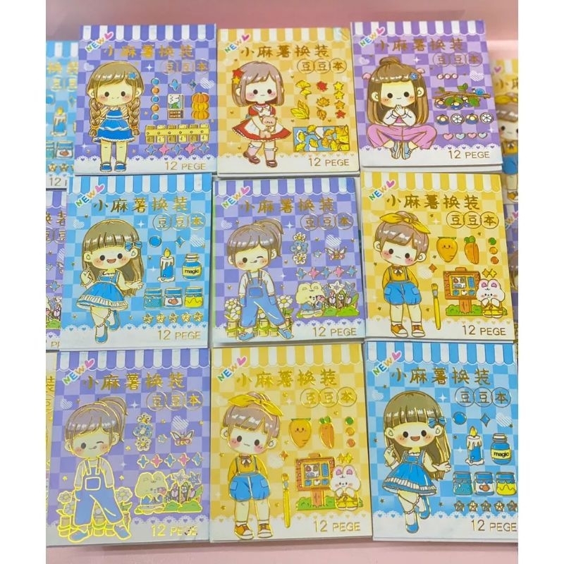 

Stiker Buku Momo Kecil Mini / Sticker Note Washi Karakter Manga Anak Kecil / Buku Sticker Sanrio
