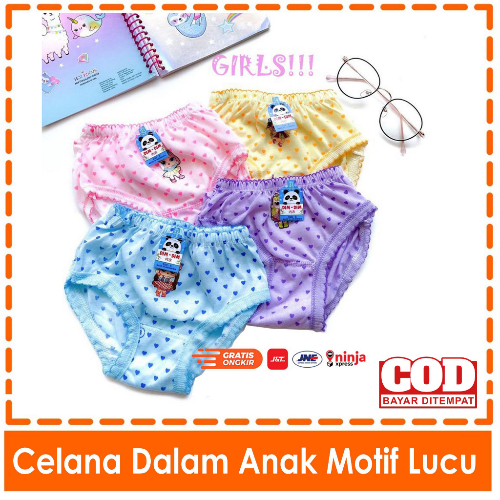 Celana Dalam Anak CD Anak Perempuan Balita Cewek CD Anak Cewek TK SD