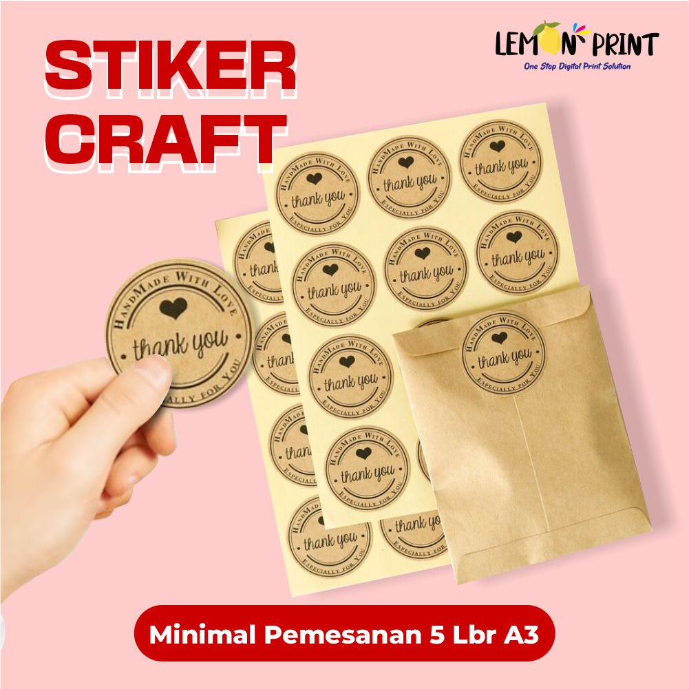 

Stiker Craft A3 + Cutting Pola