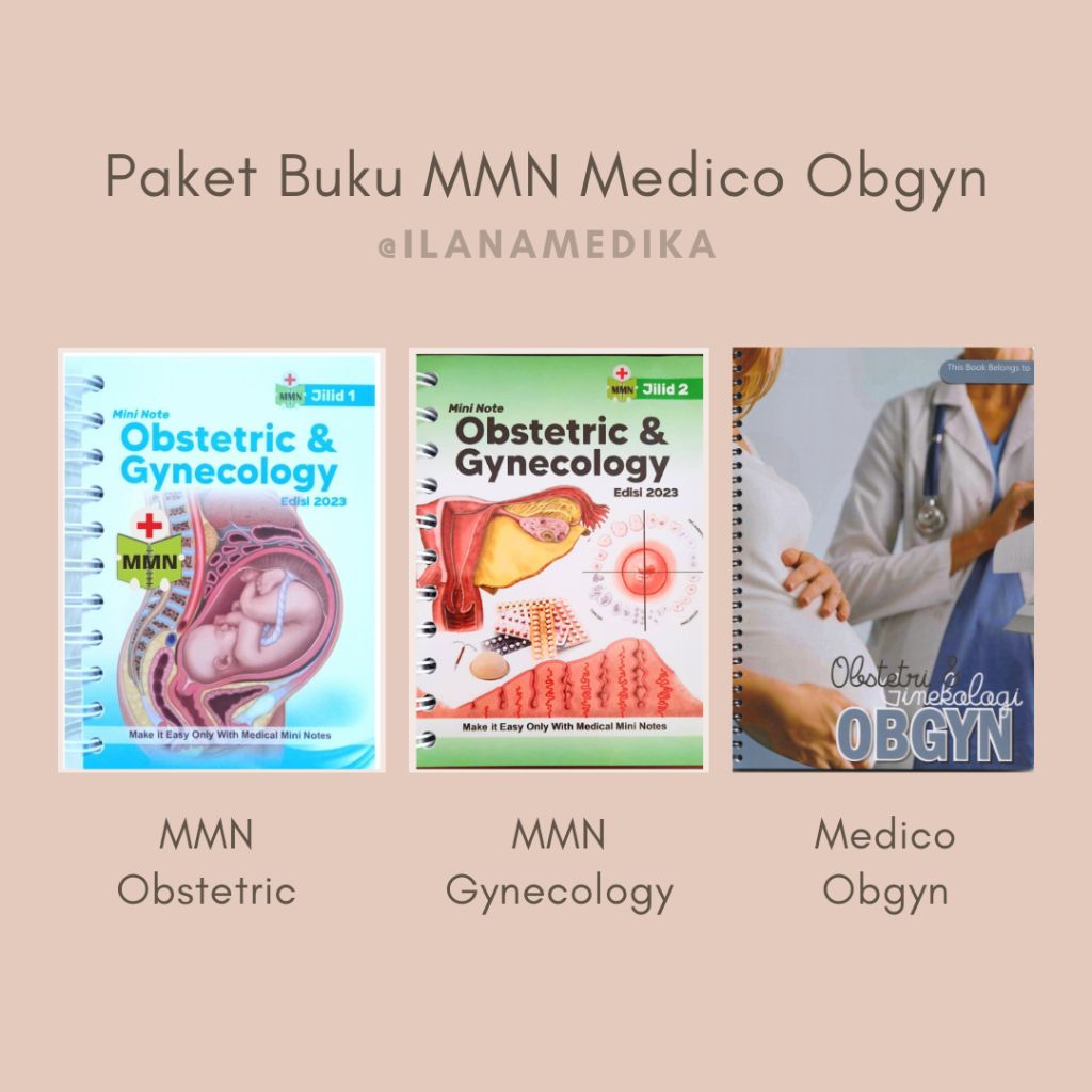 Paket Buku Saku Kedokteran MMN Medicobook Obgyn Obstetri Ginekologi