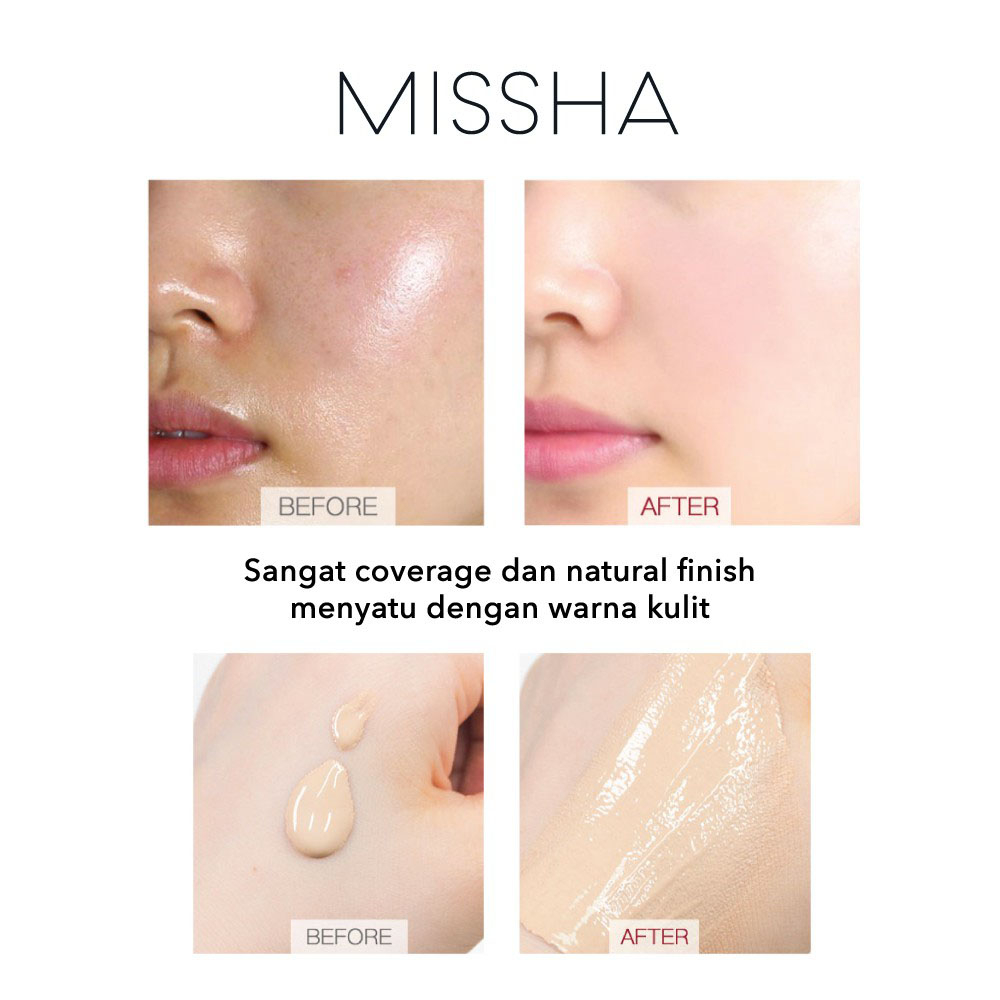 Missha M Perfect Cover BB Cream SPF42/PA+++ 50ml [4 Shades] Perfect High Coverage Foundation Tahan Lama Semua Jenis Kulit