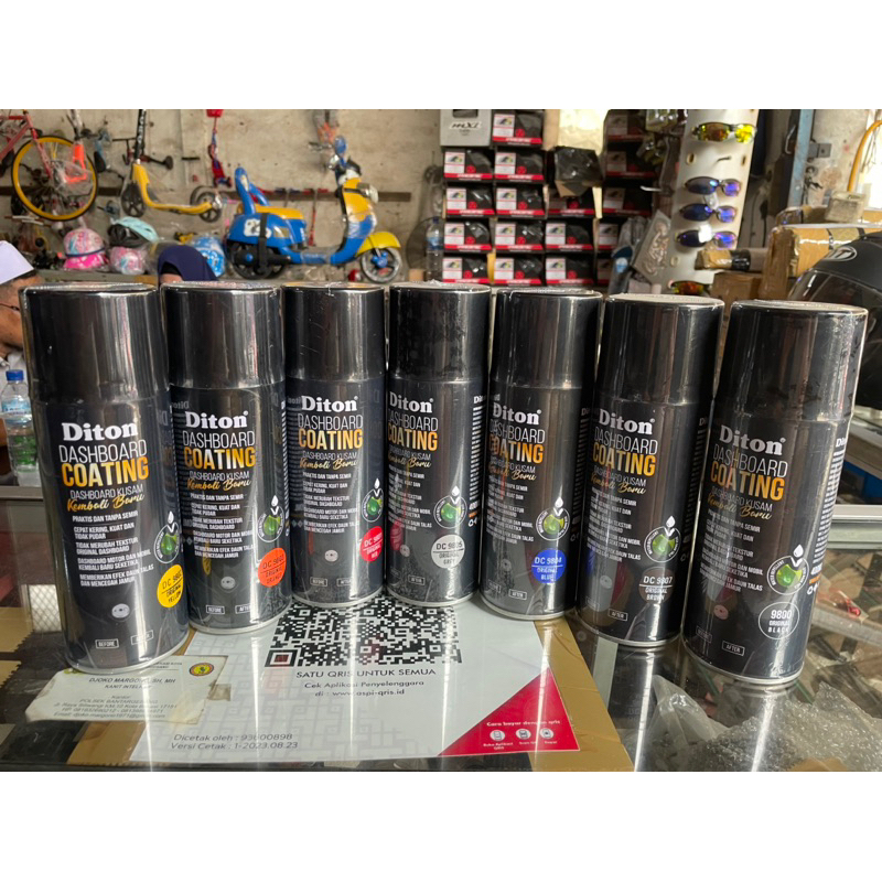 Diton Dashboard Coating 400cc / Cat Semprot Diton Dashboard Coating 400ml